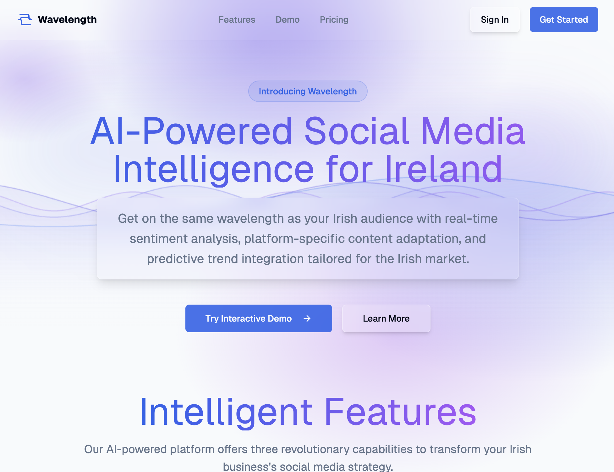 AI Social Media Website
